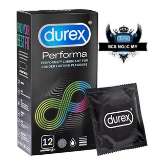Hộp Durex Performa KÉO DÀI THỜI GIAN QUAN HỆ hộp 12 chiếc