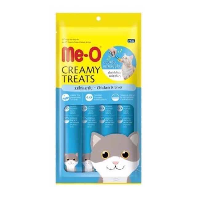 [ RẺ VÔ ĐỊCH ] Bánh thưởng Me-O Creamy Treats dạng kem dành cho mèo cao cấp