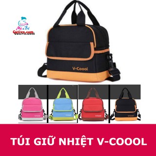 - Túi giữ nhiệt, giữ lạnh bảo quản sữa cao cấp 2 ngăn size lớn V-Coool