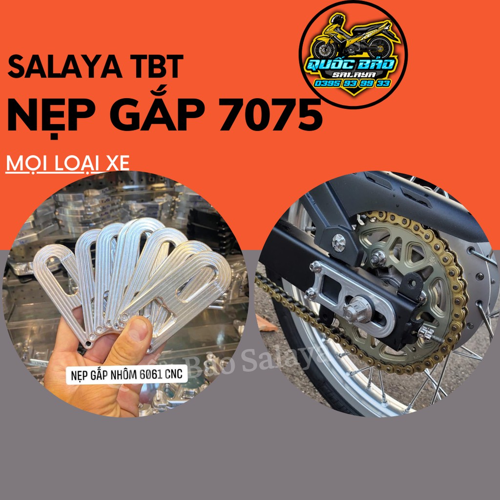 Nẹp gắp nhôm 6061 chống trầy gắp ex2010 ex150 winner sonic và các dòng xe