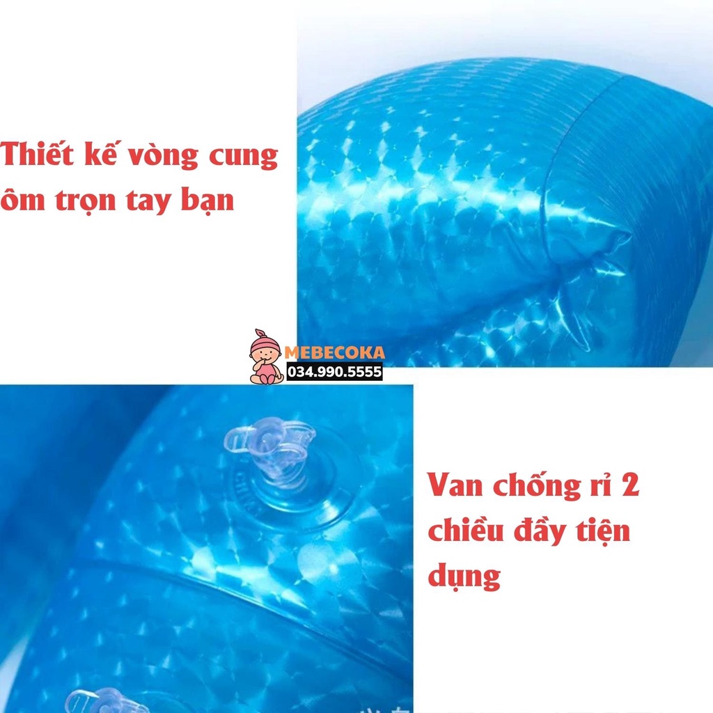 Phao tay tập bơi cho Mẹ và Bé từ 10 tuổi loại CAO CẤP 2022 (2 chiếc phao cho 2 tay)