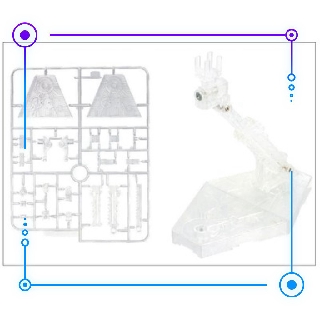 Base đế trừng bày gundam HG RG SD trong suốt - GundamVN