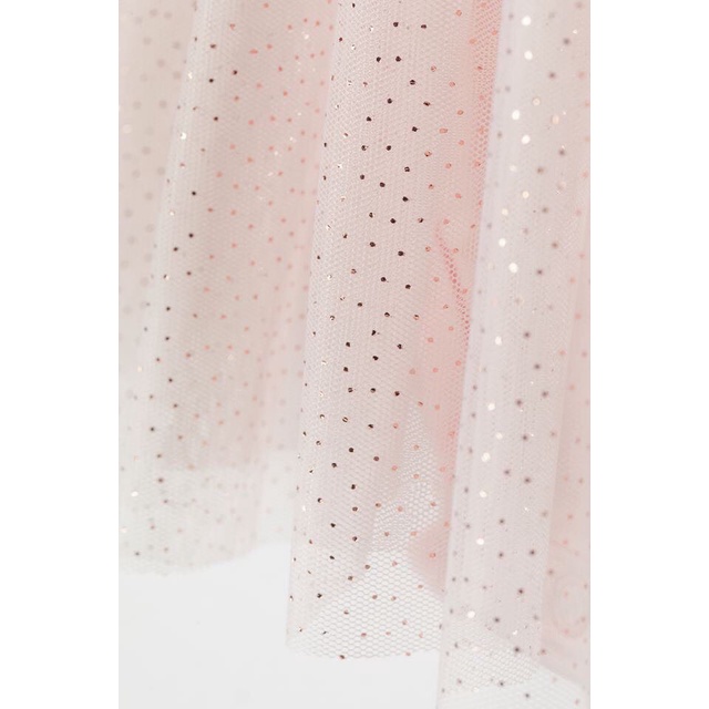 Body váy ren hồng be H&m xuất dư cho bé gái