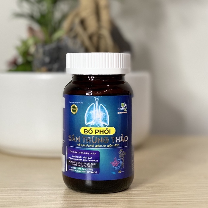 Viên bổ phổi sâm trùng thảo Tất Thành Pharma 30 viên