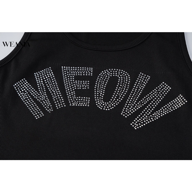 Áo Tank Top Đính Đá Kim Tuyến D0323