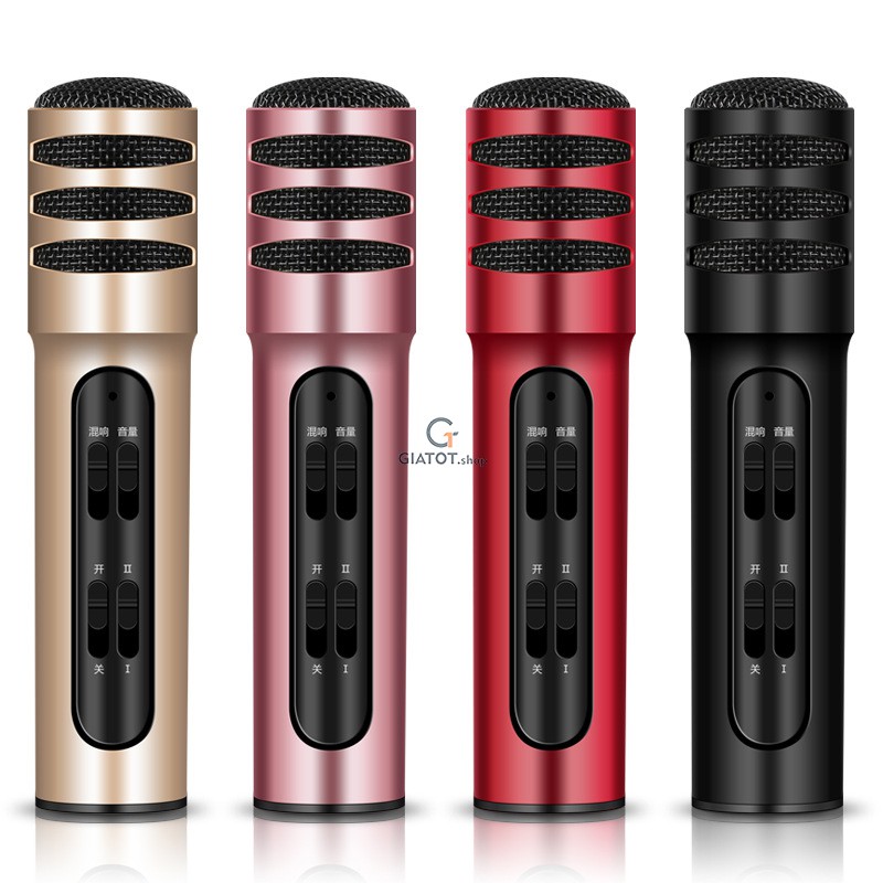 Bộ micro thu âm cầm tay đa năng livetream karaoke C7,C11,C16,C25