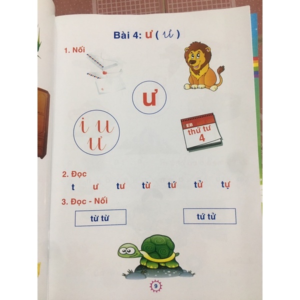 Sách Bé làm quen với tiếng việt