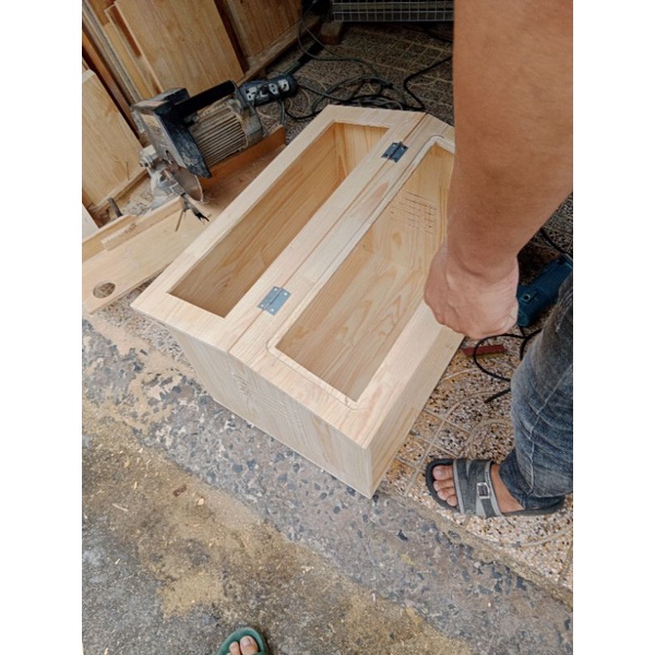 Chuồng nuôi bò sát gỗ ghép và mica KB11 Dài60 Rộng50 Cao50cm