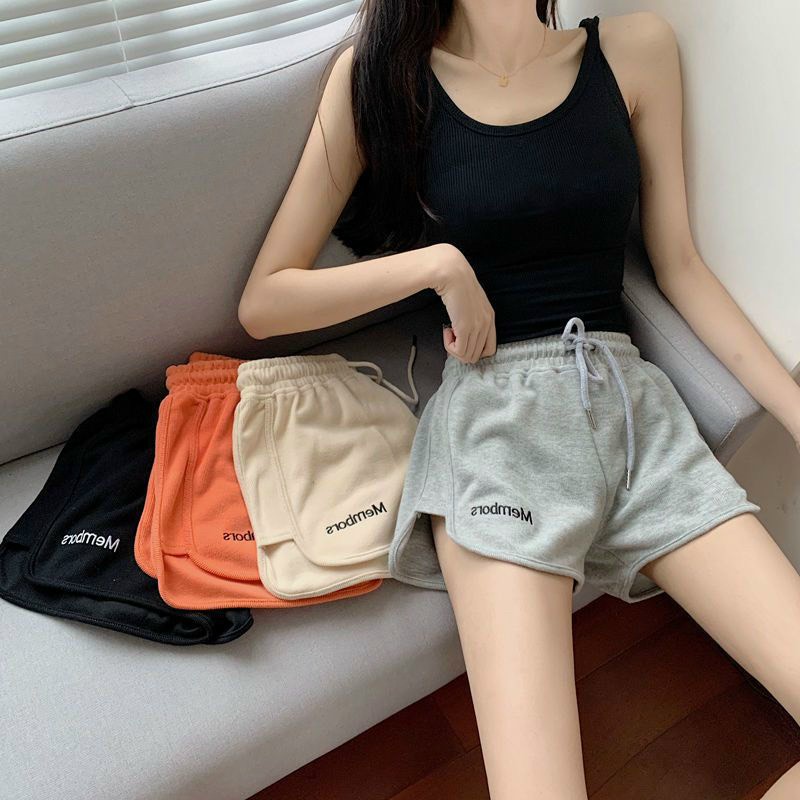 Quần short nữ siêu xinh in chữ trẻ trung mặc nhà,tập thể thao-t28-30-membors