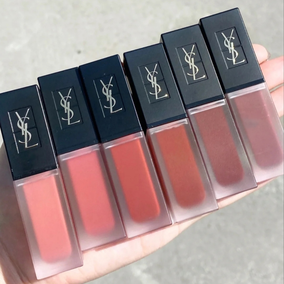 Son môi YSL màu đen nhám mới 2020 màu son kem lì 205/206/208/210/211/212/216 | BigBuy360 - bigbuy360.vn
