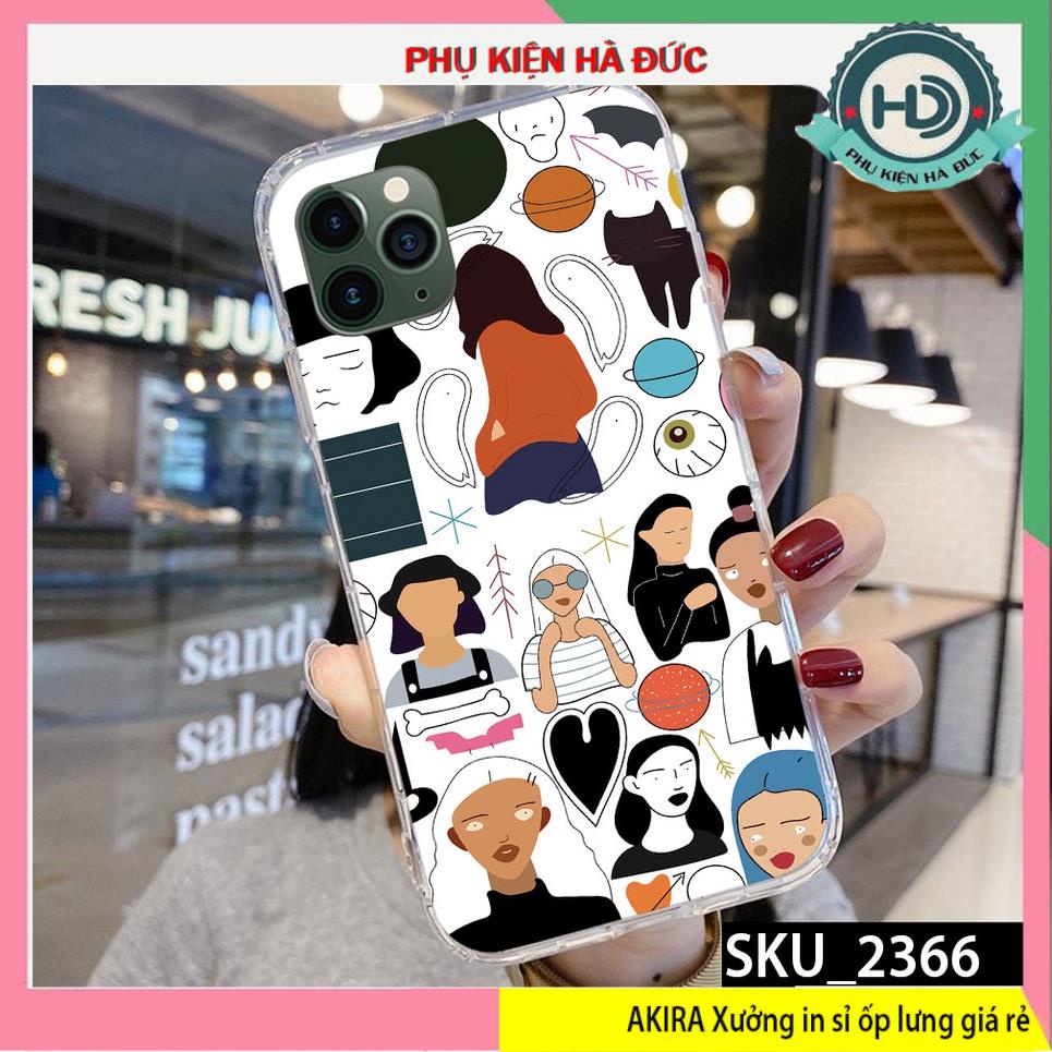 Mối bỏ sỉ ốp lưng điện thoại cô gái đa sắc giá gốc tại xưởng ốp akira