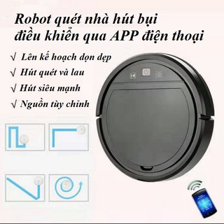 ROBOT HÚT BỤI ĐIỀU KHIỂN QUA APP TUYASMART TRÊN ĐIỆN THOẠI BẰNG TIẾNG VIỆT