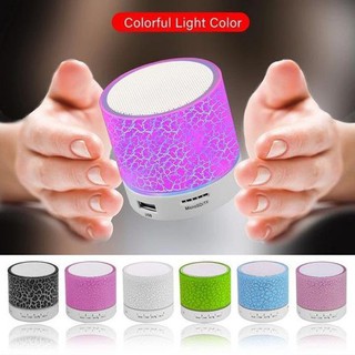 Loa bluetooth mini có đèn nháy led nhiều màu vip2u a9 hỗ trợ usb / aux / tf card / fm.