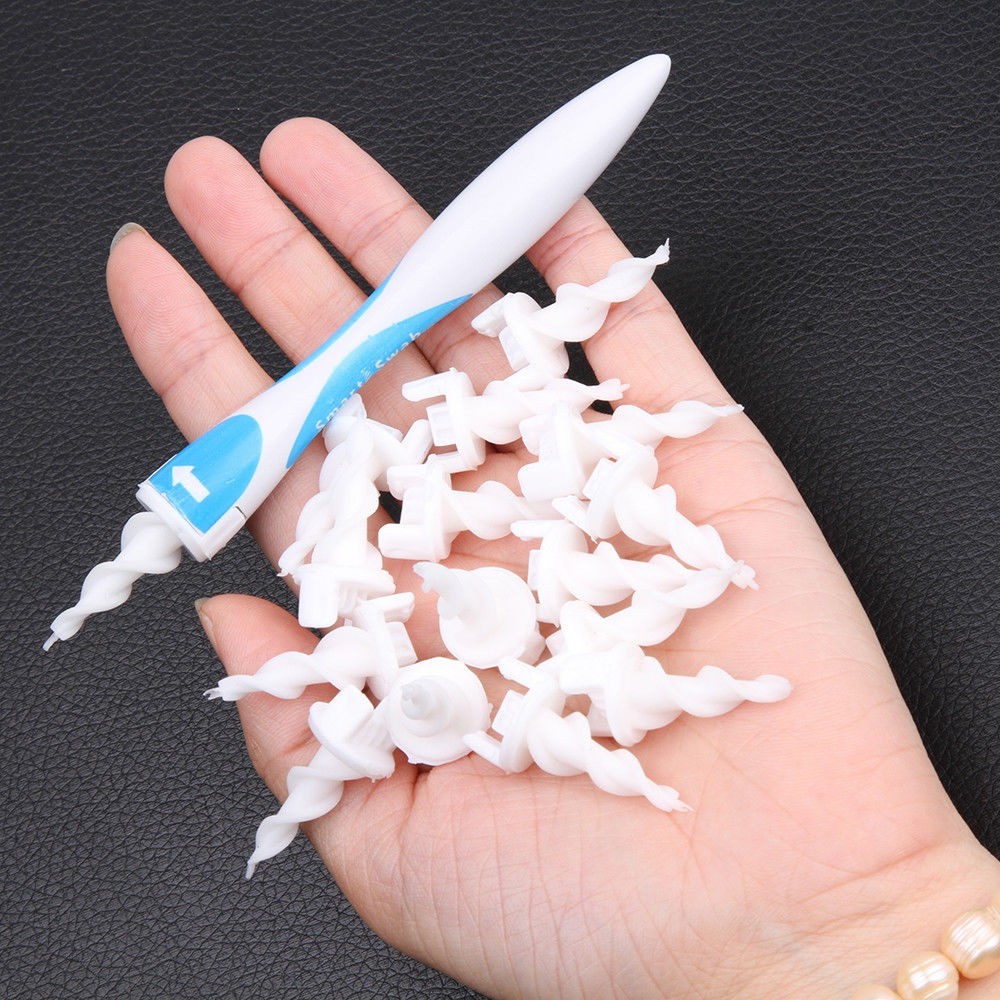 Bộ Dụng Cụ Lấy Ráy Tai Bằng Silicon Mềm Kèm 16 Đầu Thay Thế