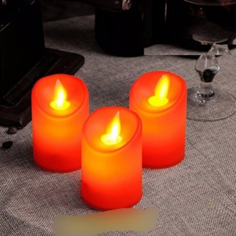 COMBO 3 NẾN SÁP ĐIỆN TỬ - KHÔNG SINH NHIỆT - NGỌN LỬA RẤT TỰ NHIÊN