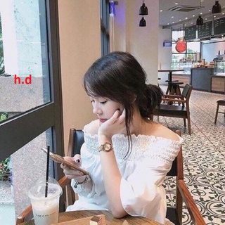 Áo trễ vai nơ măc đc 2 kiểu HDA0821