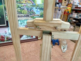 Giá vẽ gỗ Diy gập gọn dễ tháo lắp