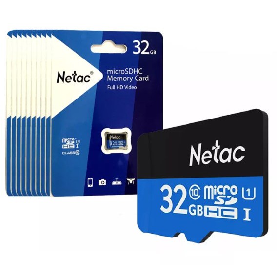 Thẻ nhớ Mixie, Netac dung lượng 32GB &amp; 64GB - Class 10 - chuyên cho camera - bảo hành 3 năm