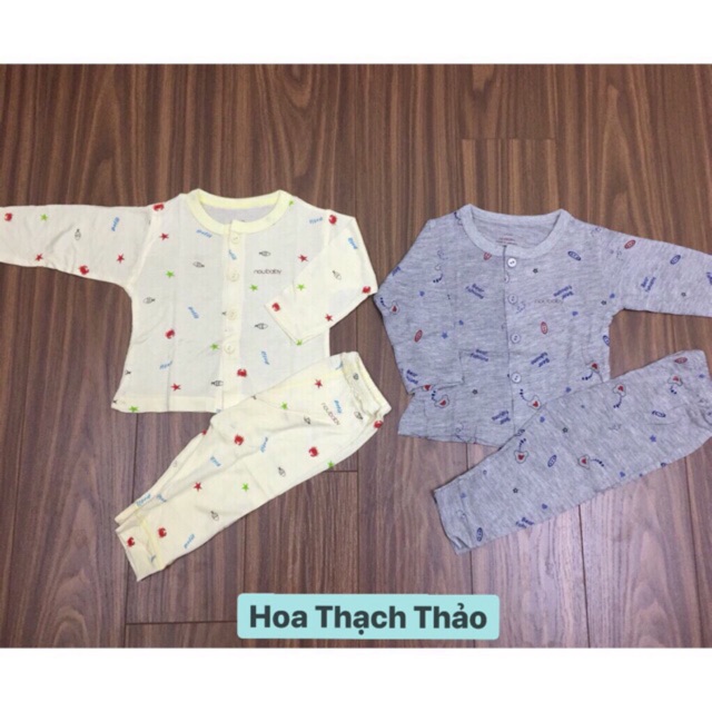 Bộ dài tay noubaby [ hàng loại 1]chất sợi tre