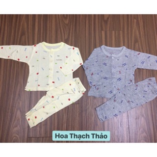 Bộ dài tay noubaby chất sợi tre