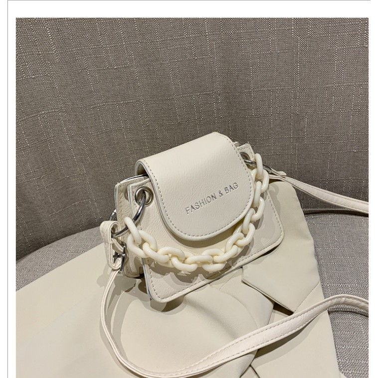 Túi đeo chéo nữ mini phối màu Fashion & Bag | BigBuy360 - bigbuy360.vn