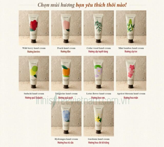 Kem dưỡng da tay Innisfree Jeju Perfumed Hand Cream | BigBuy360 - bigbuy360.vn