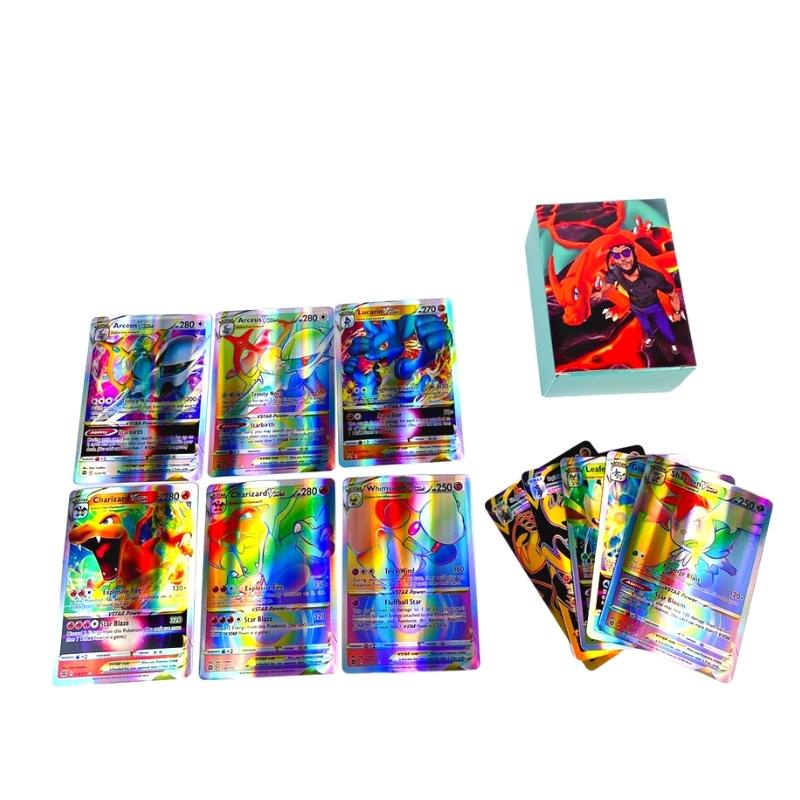Bộ Thẻ Bài Pokemon 100 Thẻ (90vmax+10vstar) Chơi Đối Kháng New Đẹp