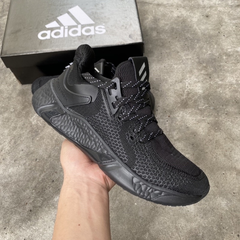 [fullbox, hình thật] Giày alphabounce đen full nam mới