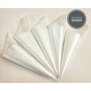 Set 10 túi nilong bắt kem cho bánh kem, bánh sinh nhật, bánh gato