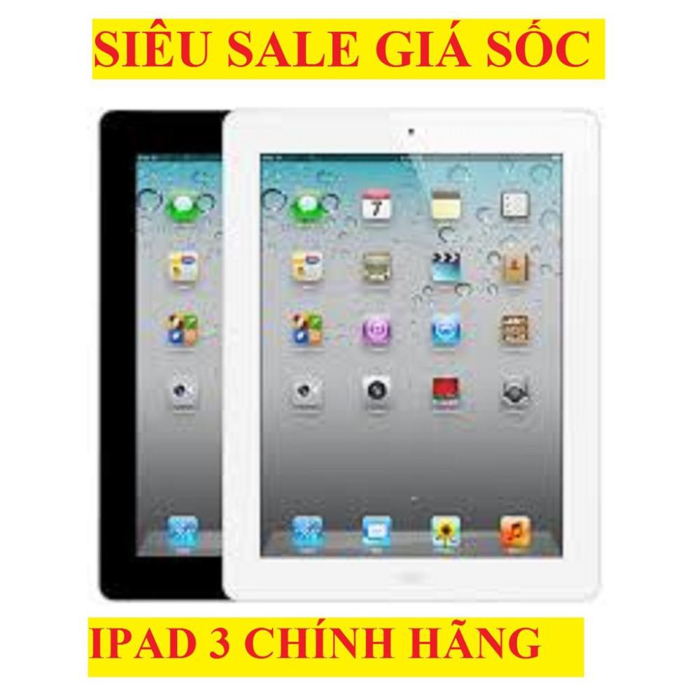 Máy tính bảng Ipad 3 32G bản 4G/wifi CHÍNH HÃNG, màn hình 9.7inch, Full Zalo Tiktok Youtube
