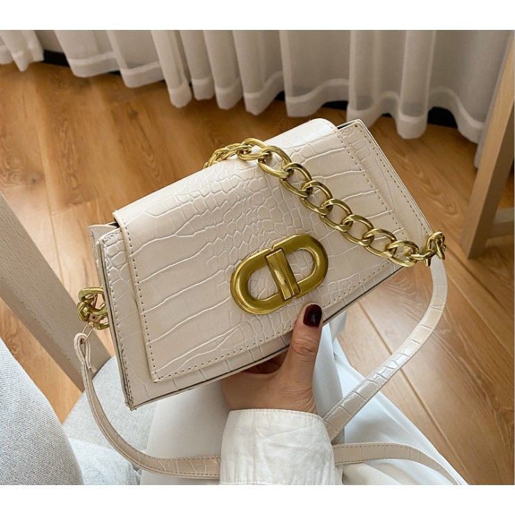 [XẢ KHO]TÚI KẸP NÁCH DÂY XÍCH 🌻CỰC HOT🌻TÚI XÁCH NỮ GIẢ DA VÂN CÁ SẤU CÔNG SỞ ĐI LÀM | BigBuy360 - bigbuy360.vn