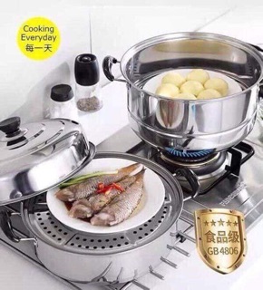 Nồi xửng hấp 3 tầng