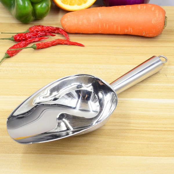 Xẻng inox xúc đá 9cm x 21cm - Nhà Mỵ Shop