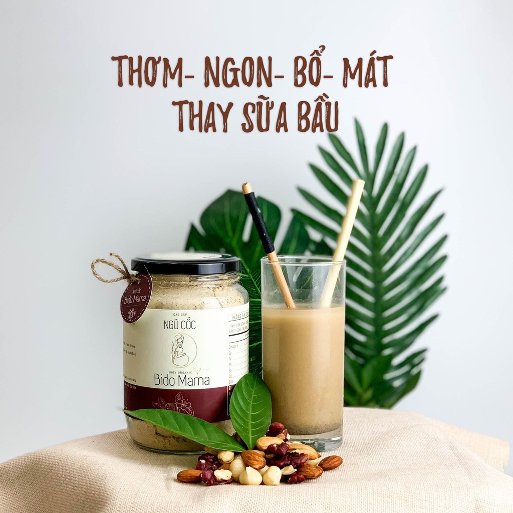 Ngũ cốc mẹ bầu cao cấp siêu dinh dưỡng 💓𝐅𝐑𝐄𝐄 𝐒𝐇𝐈𝐏💓Bido Mama 600 gram, con tăng cân đều đặn, 25 loại hạt dinh dưỡng | BigBuy360 - bigbuy360.vn