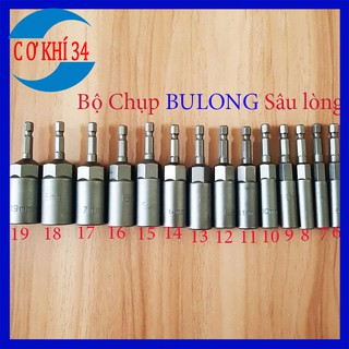 [Bán Lẻ] Chụp Bulong, Khẩu Chụp Bulong sâu lòng dài 80mm cho máy khoan, bắn vít
