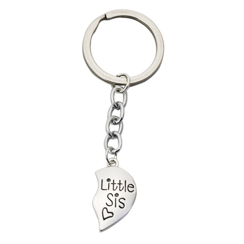 Móc Khóa Hình Trái Tim Vỡ Cho Chị Em Gái