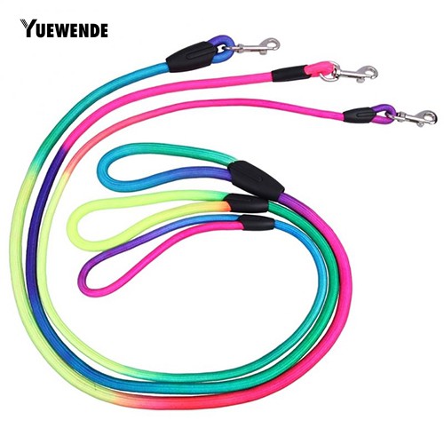 Dây Nylon Dắt Thú Cưng Đi Dạo Màu Cầu Vồng