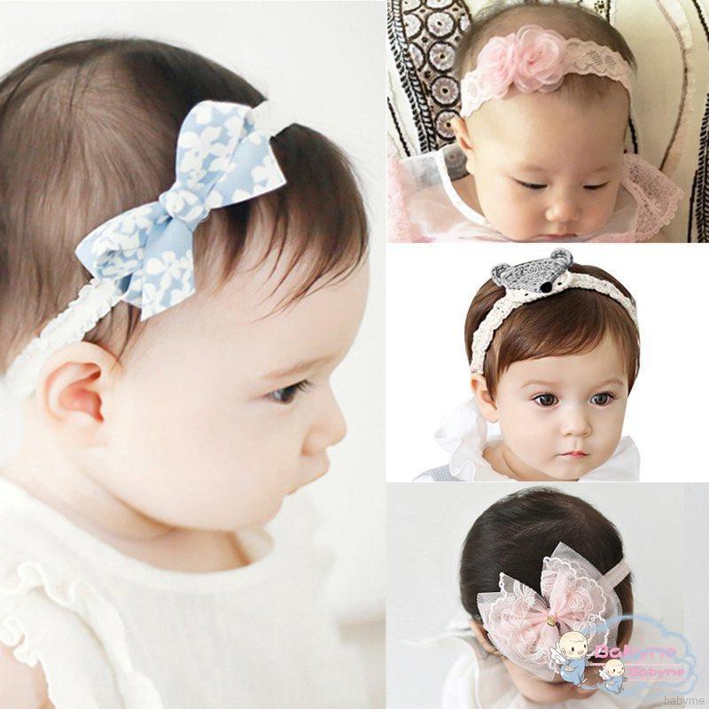 Băng đô co giãn nhiều kiểu dáng đáng yêu dành cho bé gái