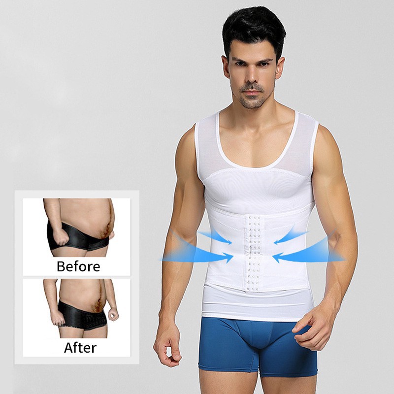 Áo lót không tay hỗ trợ định hình cơ thể thời trang cho nam