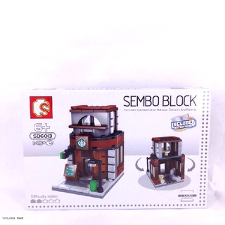 Lego Sembo Block Cửa Hàng Thực Phẩm
