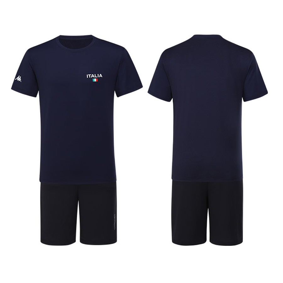 Bộ thể thao nam, set tập Vải thun lạnh, co giãn tốt