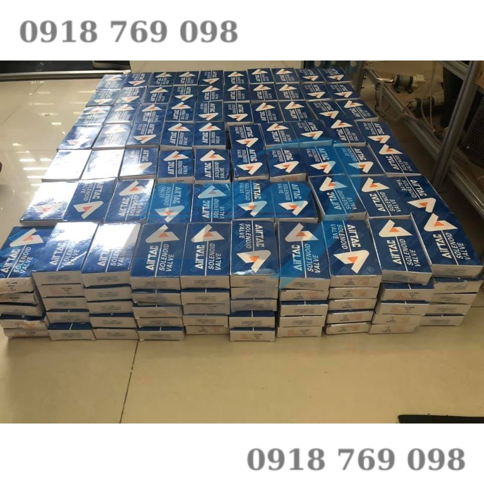 Van điện từ khí nén airtac 5/2 4V210-08+PC602+SL01