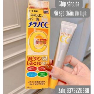 Tinh chất trị thâm mụn serum vitamin C melano cc rohto