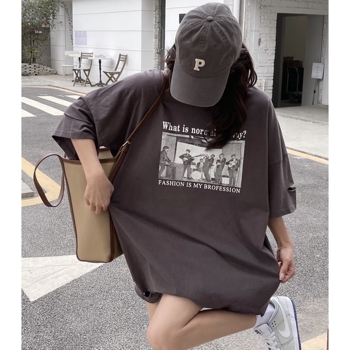 Áo phông 3158, áo thun studio1996 form rộng chất cotton in hình ban nhạc