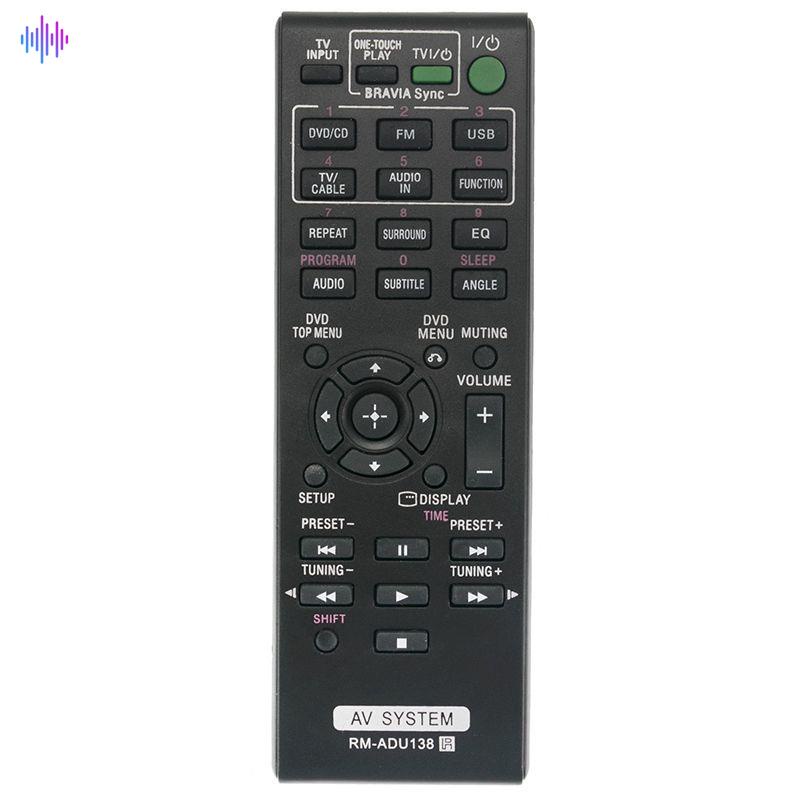 Điều Khiển Từ Xa Rm-Adu138 Cho Sony Av Dav-Tz145 Hbd-Tz140 Hbd-Tz145