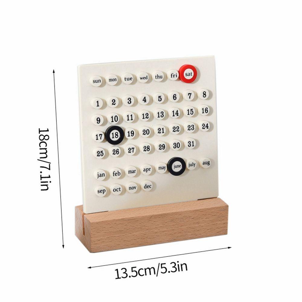 Lịch Để Bàn Trang Trí Bằng Acrylic Sáng Tạo 1 Cái DIY