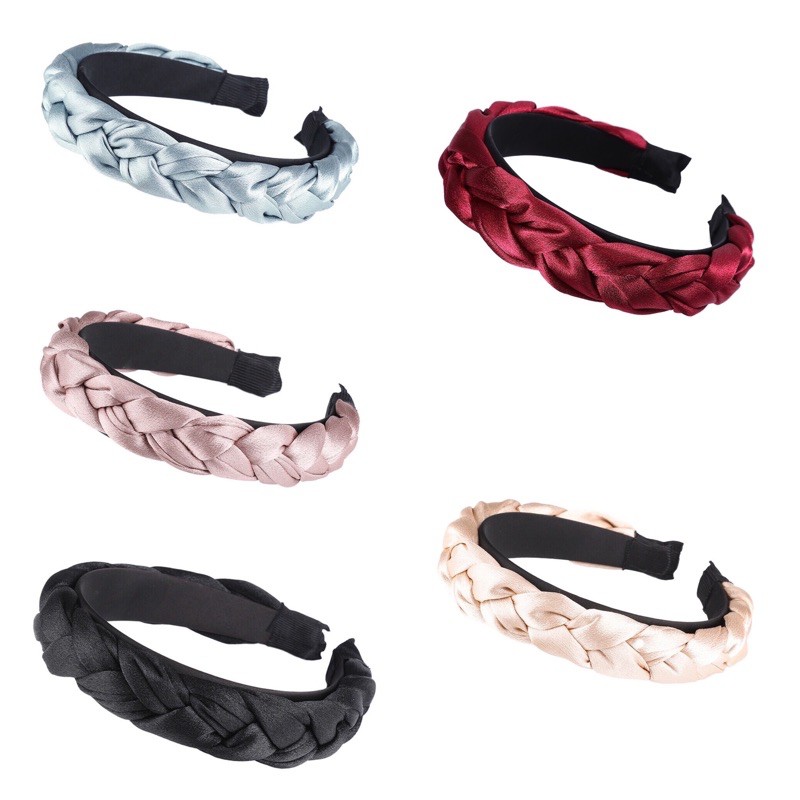 (Hà Nội) Emma Headband Bờm Mấn Băng Đô Cài Tóc Chất Lụa Bóng