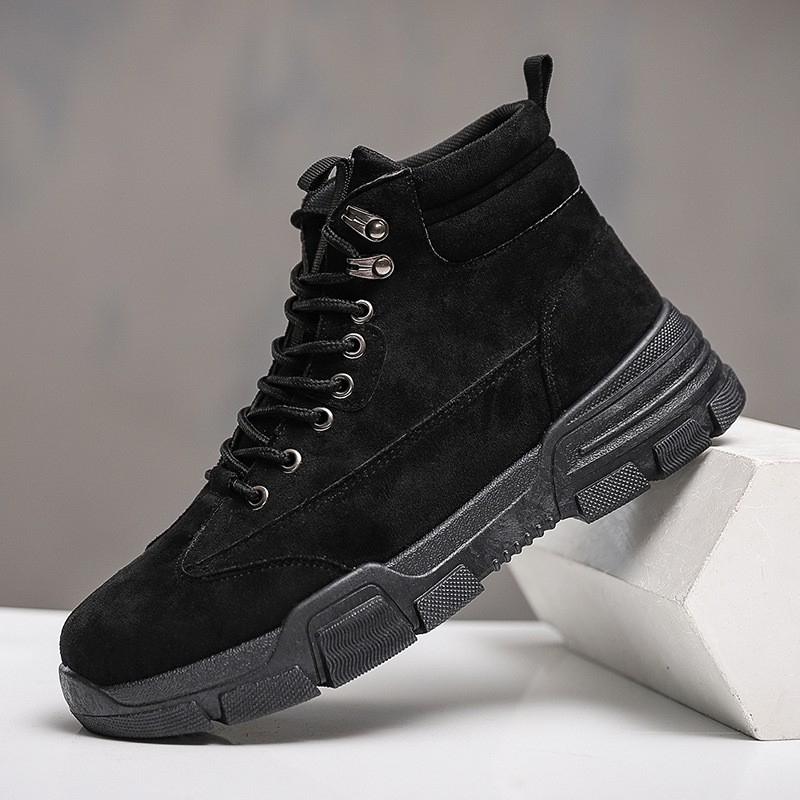 Giày thể thao nam cao cổ kiểu dáng Hàn Quốc mẫu mới mùa đông năm 2020 | BigBuy360 - bigbuy360.vn