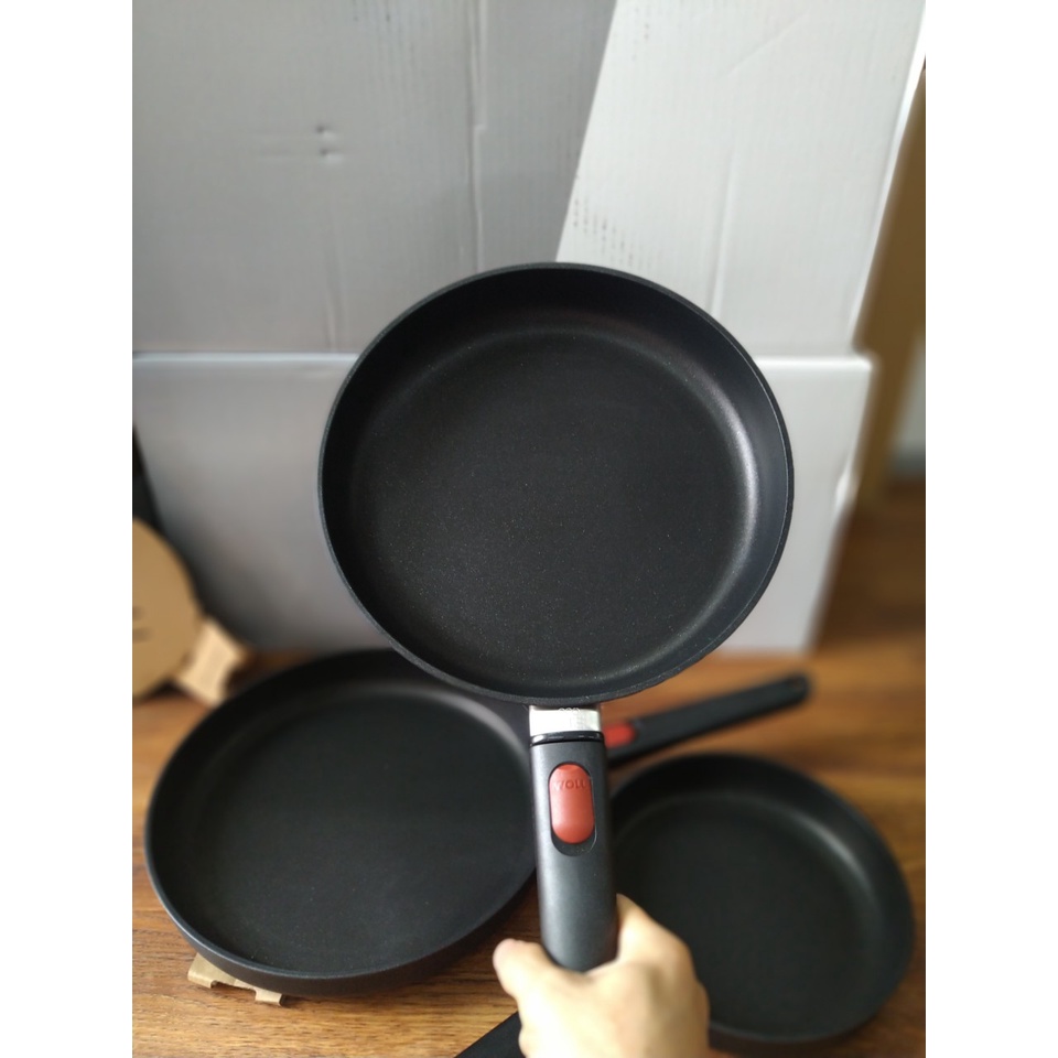 Chảo chống dính bếp từ Woll Eco Lite Fry Pan 20 cm - 24 cm - 28 cm