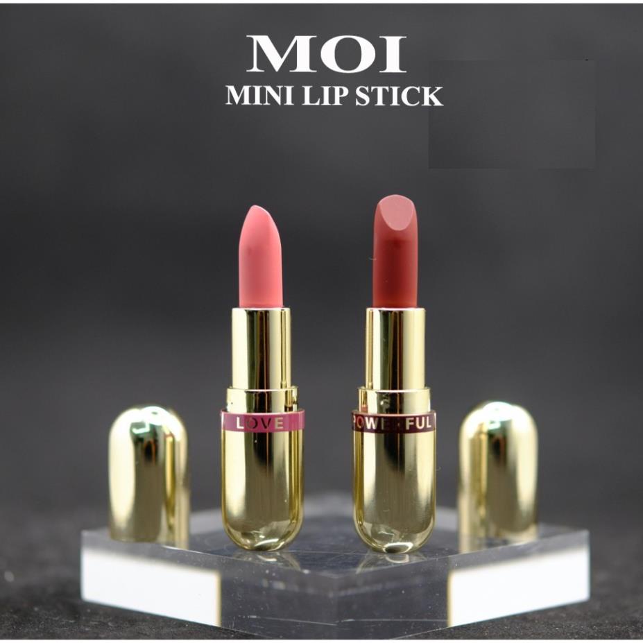 Bộ sưu tập Son thỏi lì mini M.O.I Golden Gift Hồ Ngọc Hà New
